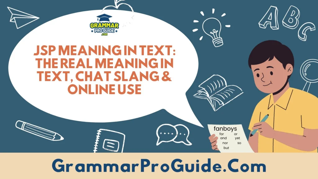 JSP Mean in Text