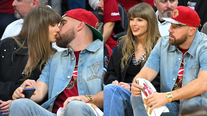 Taylor Swift and Travis Kelce