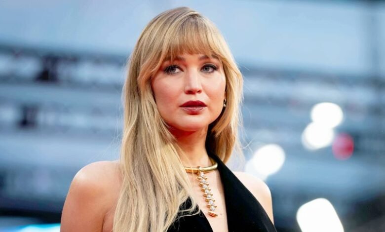 Jennifer Lawrence and Jim Taiclet