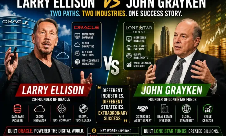 Larry Ellison and John Grayken