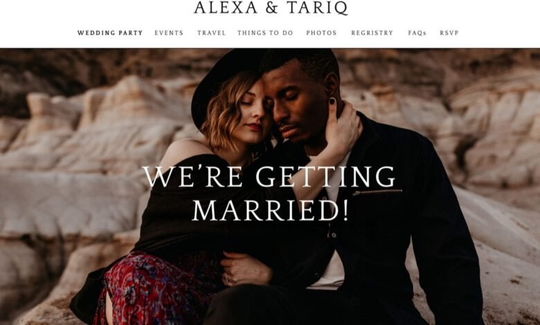 Zola Wedding Website