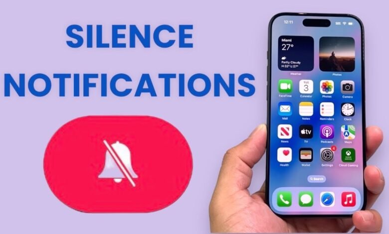 iPhone Notifications Silenced