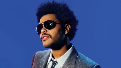 The Weeknd and Christian Bale